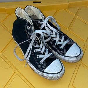 High top black converse